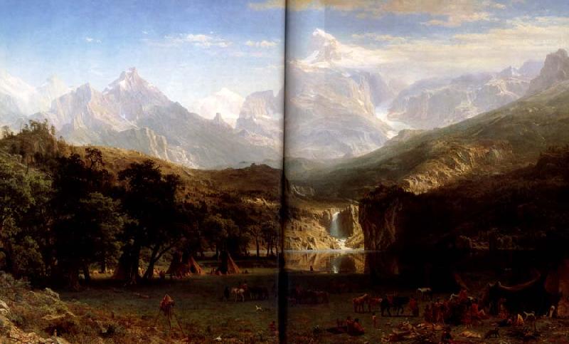 Albert Bierstadt Les Montagnes Rocheuses,Lander's Peak Germany oil painting art